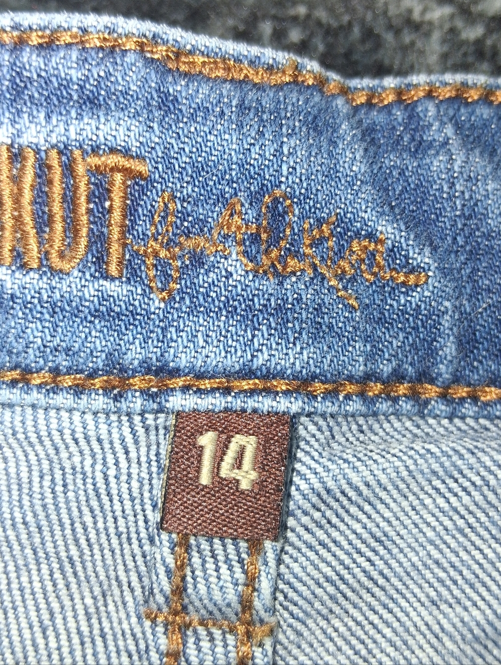 Bundle Of 2 Pair Kut From the Kloth Jeans Size 14 - Picture 2 of 7